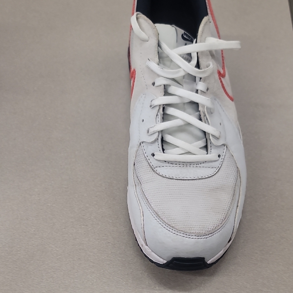Nike Air Men's Sneakers in White and Red - Picture 5 of 16